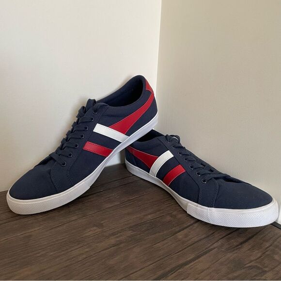 Gola Varsity Classic CMA331 Low Top Men's Size US 13 Navy Red‎ & White Sneakers - Picture 5 of 8